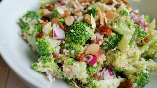 Quinoa Broccoli Salad - Recipe by Cooks and Kid