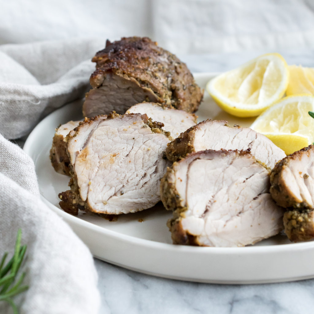 Fennel, Sage and Rosemary Pork Tenderloin - Recipe by Cooks and Kid
